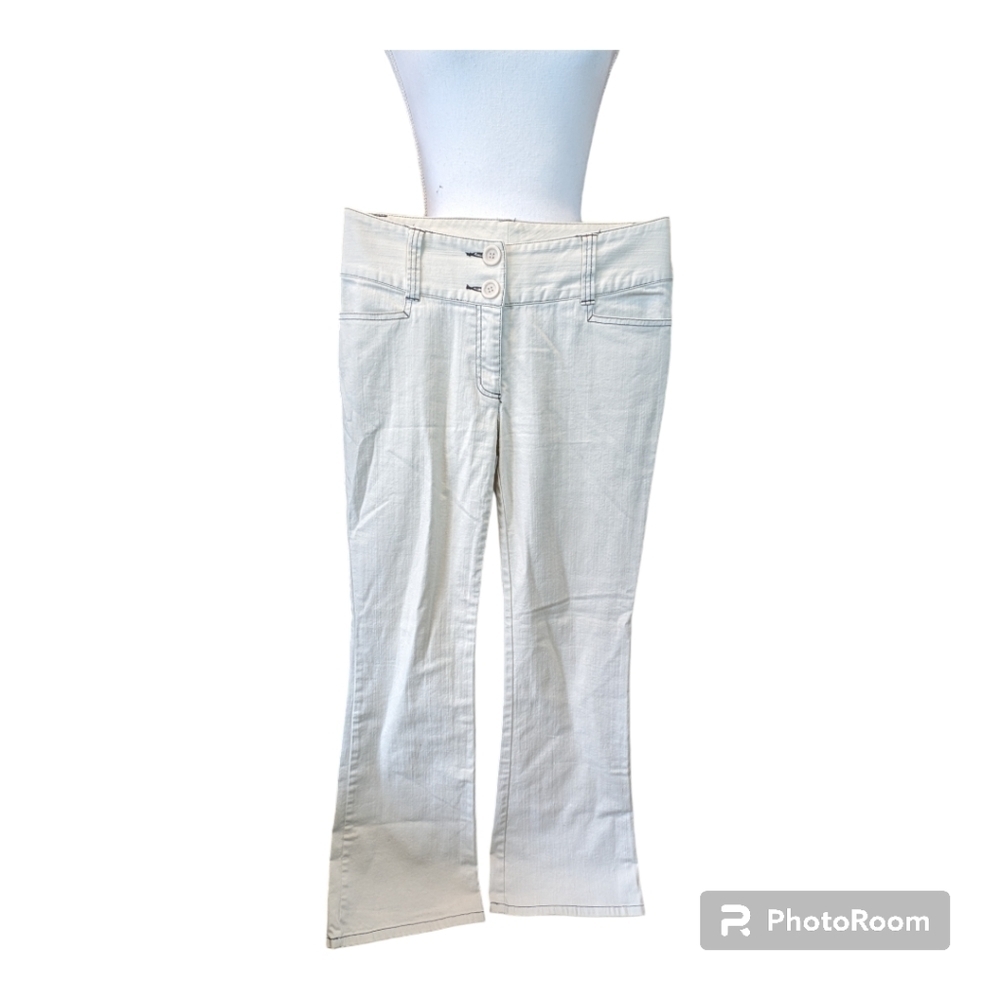 International Concepts Summer Cream White Pants SZ 6 - Picture 3 of 12